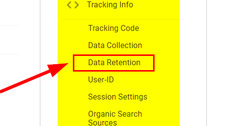 GA Data Retention