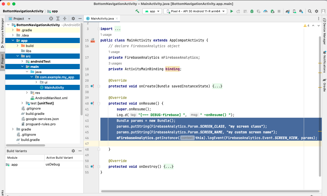 How to integrate Google Analytics for Firebase in Android mobile app ...
