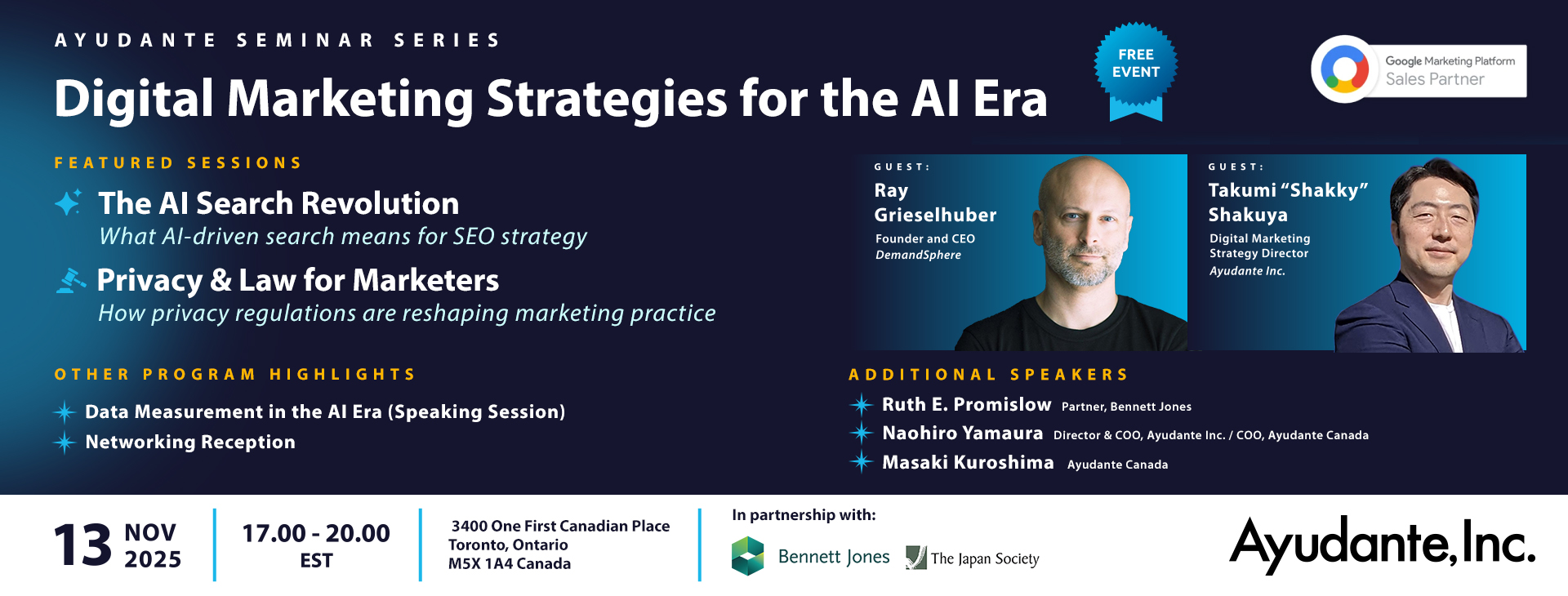 Seminar: Digital Marketing Strategies for the AI Era | 13 November 2025 - Ayudante